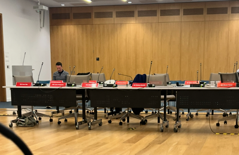 Empty Labour seats as they refuse to debate 