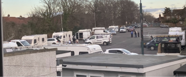 Traveller encampment 