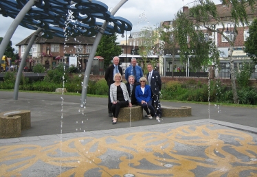 David Evennett MP with Cllrs. Christine Bishop and Geraldene Lucia-Hennis.
